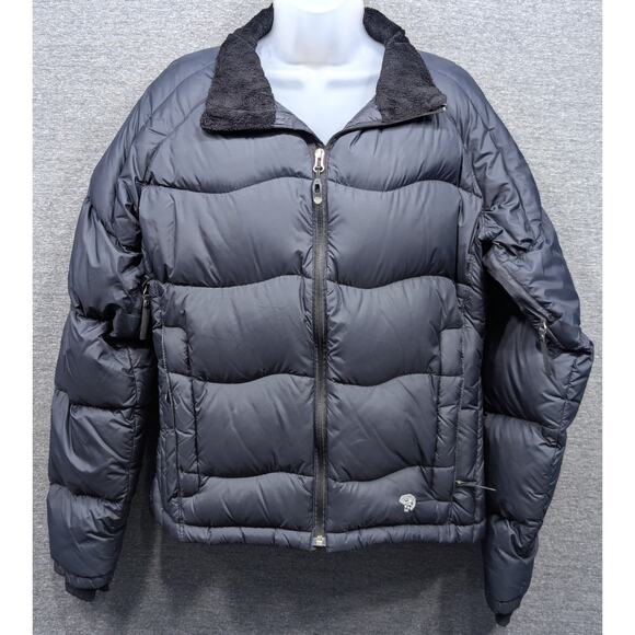 MOUNTAIN HARDWEAR Womens Jacket - Black, Quilted Puffer Coat, Down/Feather, M - Picture 1 of 5
